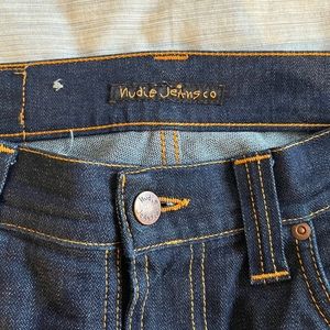 Nudie Jeans 30W 34L Raw Denim